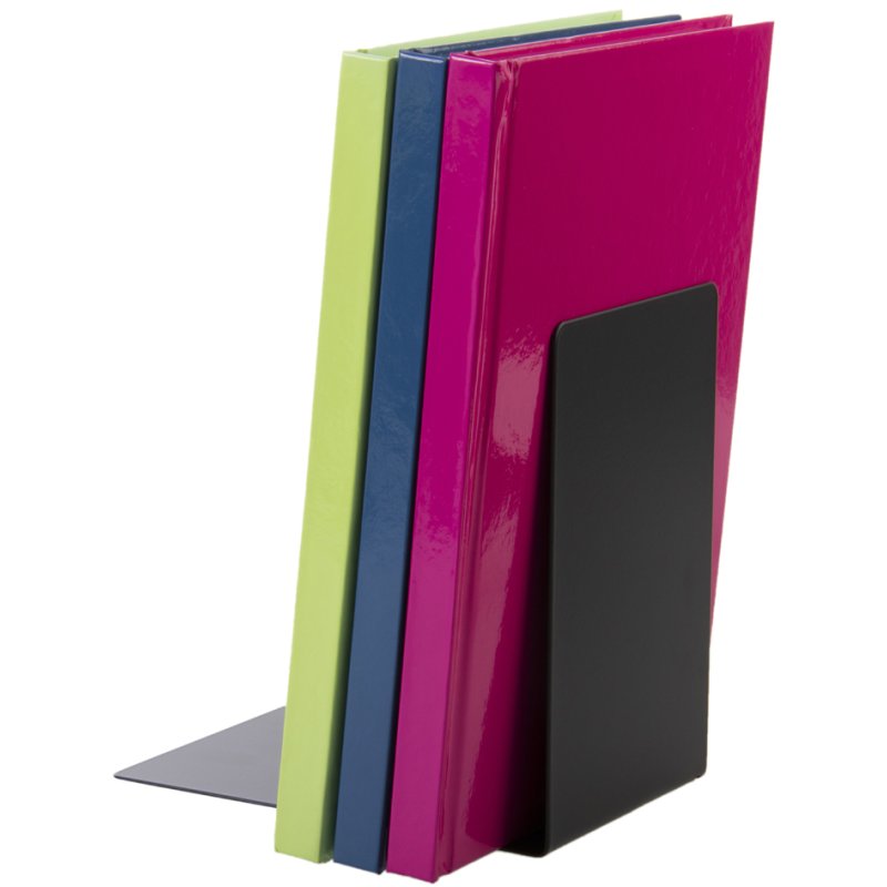 WESTCOTT serre-livres, noir, 90 × 140 × 140 mm, 2 pièces